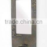 Wooden Candle Holder With Metal Base thumbnail-1