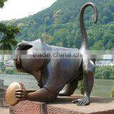 Bronze Foundry Metal Craft Bronze Monkey Statues for Garden