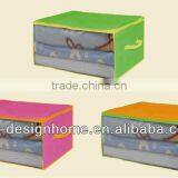 BRIGHT COLOR NON-WOVEN FOLDING UNDERBED STORAGE thumbnail-1