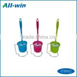 New Design Plastic Toilet Brush With Metal Holder Set thumbnail-1