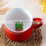 Santa Snowman Christmas Tree Coffee Mug for Christmas thumbnail-3