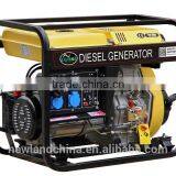 6kVA Air-cooled Open Frame Diesel Generator Single Phase Electric Starting thumbnail-1