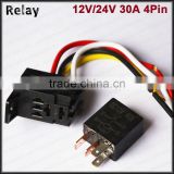 china supplier relay 12v 24V 4P violet relay make in China