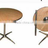 Wholesale Multifunctional Wooden Banquet Table Elegant Cocktail Tables thumbnail-1