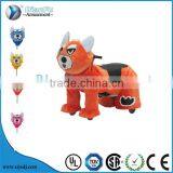 Amusement Park Ride Musical Animated Plush Toy Ride Motorized Animals Battery Operated Ride Animals for Sale thumbnail-4