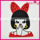 Professional Embroidery Patch With Flower for Clothing WPHA-305 thumbnail-1