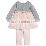 Infant Girls' Tutu Top and Leggings Set Flower Girl Dresses Childern Frocks Designs Kid Dress 2016 HSD5622 thumbnail-2