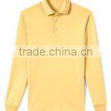 High Quality Long Sleeved Casual Men Polo Shirts OEM ODM Offered thumbnail-5