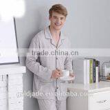 100% Cotton Kintted Fabric Men Sleepwear Sets Man Nightclothes Homewear Pajama Sleepwear thumbnail-4