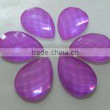 Wholesale Crystal Violet Drop Flat Back Rhinestones for Jewelry Making,pendant