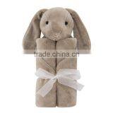 Best Sell Baby Product Soft Coral Fleece Push Rabbit Toy Thick Baby Thin Blanket thumbnail-1