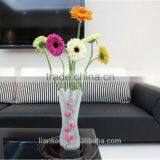 China Clear Plastic Bag Flower Vase,plastic Bag Flower Vase,folding Plastic Flower Vase thumbnail-3