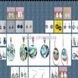 2016 Natural Paua Shell Earrings European Style Abalone Shell Earrings for Luxury Party thumbnail-1