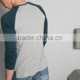 MGOO Customized T-shirt With Shoulder Sleeves Plain Long Sleeve Tshirt Soft Cotton Blank Tee Shirt For Men thumbnail-4