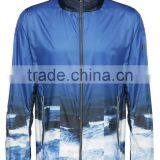 2017 New Design Ocean Pattern Printed Mens Sports Bomber Jacket With Hooded 100% Polyester Mesh Digital Windbreak With Piped thumbnail-4