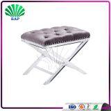 European Stylish One Seat X-Shape Leg Stool Soft Cushion Bench Piano Stool Bench thumbnail-2