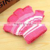 TC13030 Fashion Half Finger Kids Gloves Cheap Winter Knitting Warm Kids Winter Gloves Wholesale thumbnail-1