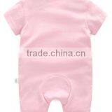 Baby Girls Adorable Pink Cow Printing Wholesale Good Quality Baby Summer Rompers thumbnail-2