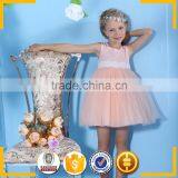 New Arrival Baby Girls Party Dresses Girls 3 Tier Chiffon Dress , Simple Design Party Dress thumbnail-1