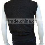 2014-2015 Men Leather Biker Vest Leather Vest Cooling thumbnail-3