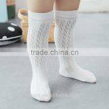 Baby Floor Sock Infant Cotton Anti-slip Mesh Soft Knee High Socks With Rubber Soles Slipper Summer Spring Socks White Thin Mesh thumbnail-2