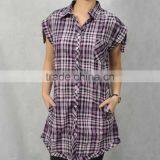 Ladies Plaid Shirt thumbnail-1