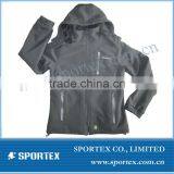 Cool Gery Softshell Coat for Women thumbnail-1