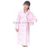 Adult 100% Polyester Coral Fleece Women Robe/ Bathrobe/Gown/ Bath Robe thumbnail-2