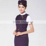 2016 Good Quality Juqian Brand Wholesale Women Vest Slim Fit Airline Vest Suits thumbnail-2