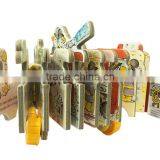 Mini-wheels Book Children Board Book Grey Board Die Cutting Book Customizable Puzzle Book thumbnail-3