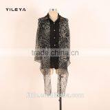 New Arrival Leopard Pattern Printed Ladies Loose Chiffon Style Blouse thumbnail-1