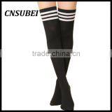 Hot Thigh High Sexy Cotton Socks Women's Striped Over Knee Girl Lady Sock thumbnail-1