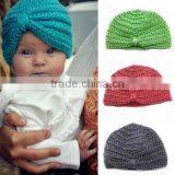 Many Colors Newborn Baby Photo Props Knot Hats Hand Crochet Photography Props Hat Crochet Cap thumbnail-1