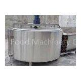 Horizontal Liquid Water or Milk Transport Tank / Dairy Milk Storage Tank With SUS304 thumbnail-1