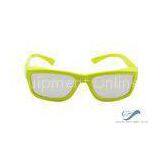 Yellow Plastic Frame Circular Polarization Lenses Reald 3D Polarized Glasses thumbnail-1