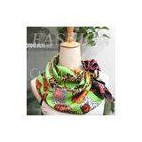 Dye / Jacquard Chiffon / Habotai Screen Printing Scarves Leopard Silk Scarf