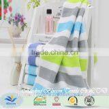 High Quality Striped Yarn Dyed Breathable Compressed Bamboo Fabric Face Towel thumbnail-4