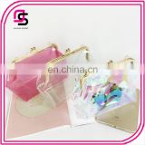Transparent pinkycolor laser bags fashion wholesale ladies messenger handbag