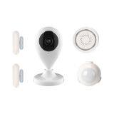 REHENT Tuya Smart Wireless WiFi Home Security Alarm System kit including camera sensor siren alarm