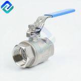 2 pc 304  316 Grade Stainless Steel Ball Valve With BSP Thread DN6~DN100 thumbnail-1