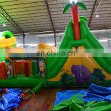Kids Outdoor Air Blow up Assault Course With Zoo Theme thumbnail-2