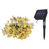 Solar Powered Cherry Blossom Peach Blossom String Garden Outdoor Waterproof Decorative String Lights thumbnail-1