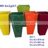 Glossy Light Cement Planters | S0204801-d,e,f,g,h/3 thumbnail-1