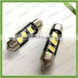 2015 New 36mm White 5730 3 SMD LED Festoon Dome LED Light Bulb Lamp DC 12V