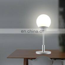 Newst European Style Usb Rechargeable Hotel Table Lamp Led Round Ball Desk Lamp