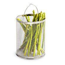 Soup Pot Asparagus Pot Capsuled Aluminum Induction Bottom With Glass Cover and Basket 16*24CM 4L ；20*24CM 7.5L thumbnail-5