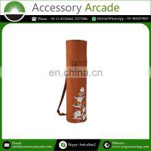 Wildlife Embroidered in Cotton Canvas Fabric With Private Label Yoga Mat Bag thumbnail-3