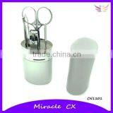 Electroplating 5pcs Personal Care Aluminum Nail Case