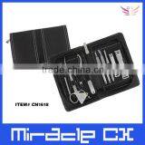 Manicure Set White Sewing Stainless Steel Manicure Pedicure Set