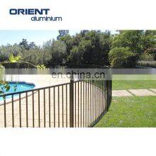 Outback Fencing Black Pool Fence Panel - Flat Top Aluminium 2.4m (or 2.45m) x 1.2m High thumbnail-4